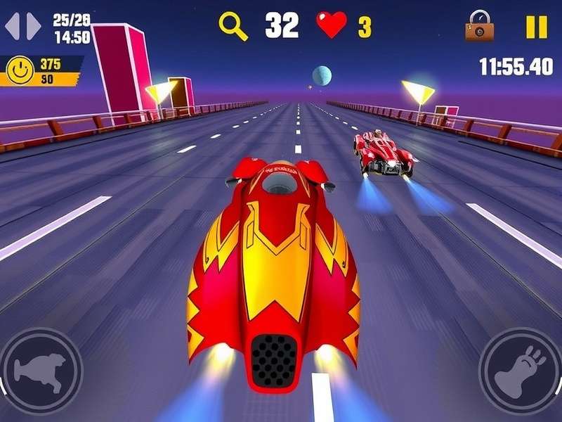 Saffron Speedsters gameplay screenshot